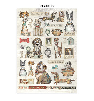 SBJK07 - Stamperia - Junk journal - Furry Friends - Junk Journals - Detail 13