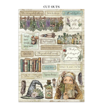 SBJK09 - Stamperia - Junk journal - Herbarium Silvae - Junk Journals - Detail 5