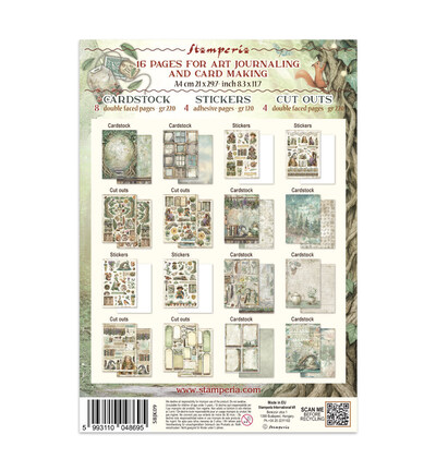 SBJK09 - Stamperia - Junk journal - Herbarium Silvae - Junk Journals - Detail 10