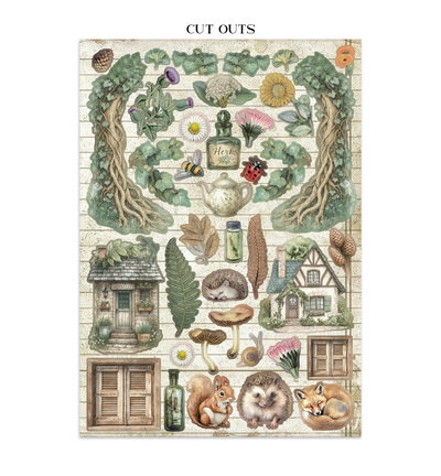 SBJK09 - Stamperia - Junk journal - Herbarium Silvae - Junk Journals - Detail 15