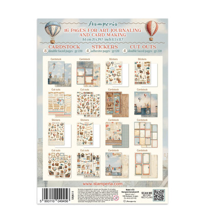 SBJK11 - Stamperia - Junk journal - Family - Junk Journals - Detail 10