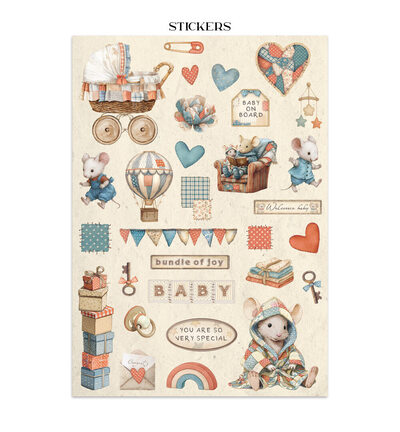 SBJK12 - Stamperia - Junk journal - Baby - Junk Journals - Detail 2