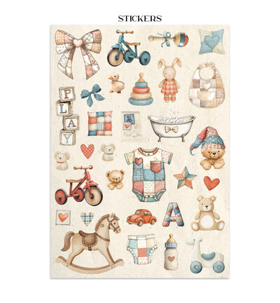 SBJK12 - Stamperia - Junk journal - Baby - Junk Journals - Detail 14