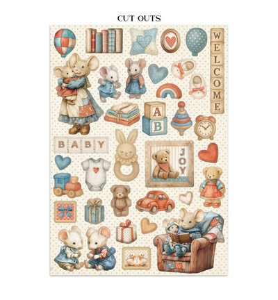 SBJK12 - Stamperia - Junk journal - Baby - Junk Journals - Detail 16