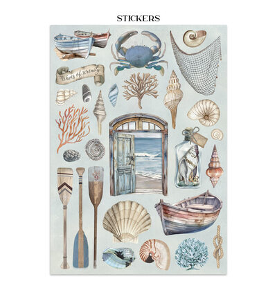 SBJK13 - Stamperia - Junk journal - Silent Sea - Junk Journals - Detail 1