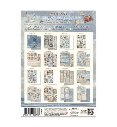 SBJK13 - Stamperia - Junk journal - Silent Sea - Junk Journals - Detail 10