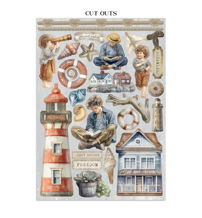 SBJK13 - Stamperia - Junk journal - Silent Sea - Junk Journals - Detail 16