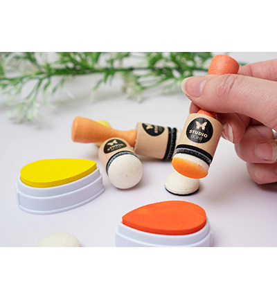 SL-ES-INKAP03 - StudioLight - SL 3 Ink Blending Tools + 3 replacement foam pads nr.03 - Outil Ink Blending  - Detail 2