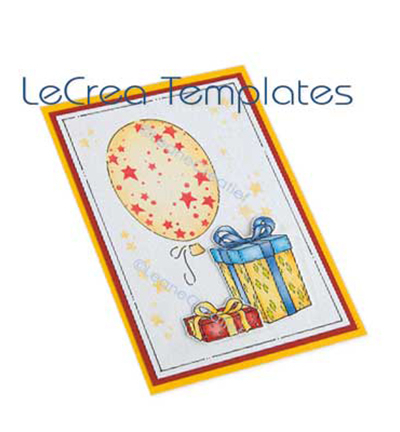 958.924 - Leane Creatief - Pochoir en couches Ballon - Des ballons - Detail 1