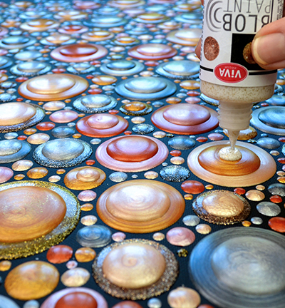131992516 - ViVa Decor - Blob Paint, Rosegold Glitter - 280ml - Glitter - Detail 6