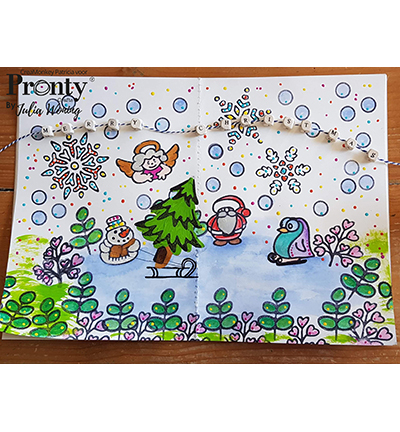 494.904.024 - Julia Woning - Foam stamp Winter Mini's - De noël - Detail 1