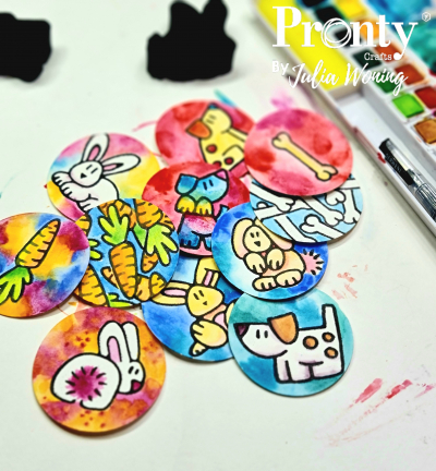 494.904.027 - Julia Woning - Foam stamp Bunnies - Aniumaux - Detail 5