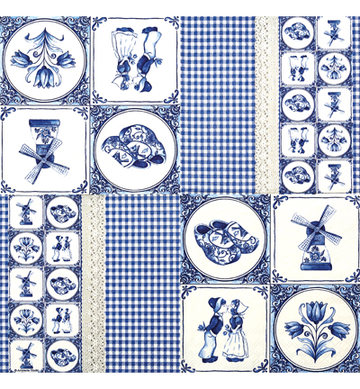 13306680 - Ambiente - Holland - Serviettes – Bleu - Detail 1