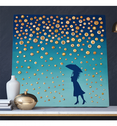 902206900 - ViVa Decor - Blob Paint, Universal-Schablone, Regenschirm - A3 - Detail 1