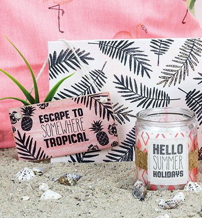 Collage – Tropical - Collage - Tropical Escape - Plantes - Detail 7