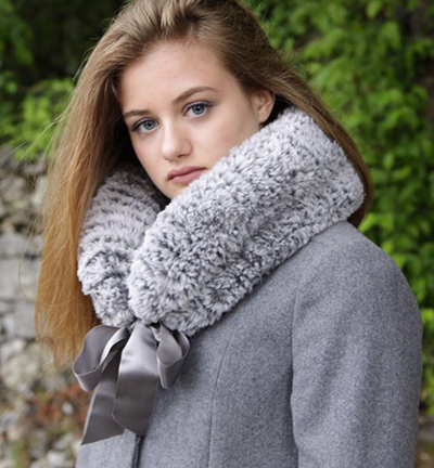 108065-11 - Stafil - Laine Cuddly, Moucheté Noir/Blanc - Cuddly - Detail 3