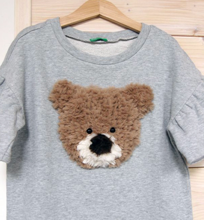 108065-11 - Stafil - Laine Cuddly, Moucheté Noir/Blanc - Cuddly - Detail 8