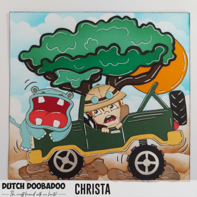 470.784.235 - Dutch DooBaDoo - Build Up Safari Jeep - Collection build-up & 3D - Detail 1 470.784.235 - Dutch DooBaDoo - Build Up Safari Jeep - Collection build-up & 3D - Detail 1