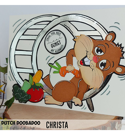 470.784.228 - Dutch DooBaDoo - Card-Art Roue pour Hamster - Tags & specialites - Detail 1 470.784.228 - Dutch DooBaDoo - Card-Art Roue pour Hamster - Tags & specialites - Detail 1