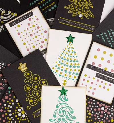 TC-8100/6V - Kuretake / ZIG - Zig Clean Color Dot Metallic 6 color set - Clean Color Dot Sets - Detail 2