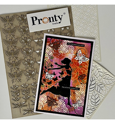 492.001.056 - Pronty - Chipboard Butterflies - Grey Chipboard - Detail 2