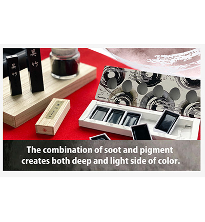 MC20SU/6V - Kuretake / ZIG - Sumi Colors, 6 Colors set - Gansai Tambi Sets - Detail 11