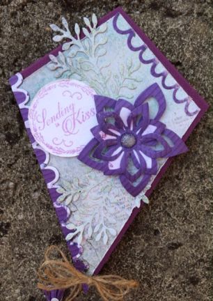 BD-000-036 - Tsukineko - Pearlescent Purple - Encre Brilliance  - Dew Drop - Detail 2