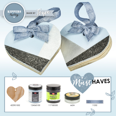 422.901.002 - Kippers - Deco Wood Heart - Amour - Detail 2