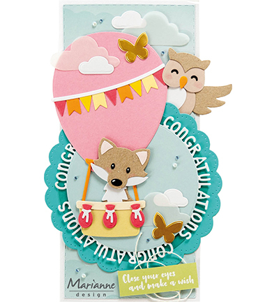 CR1597 - Marianne Design - Basic Circles by Marleen - Chiffres et lettres - Detail 2