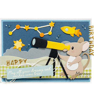 COL1513 - Marianne Design - Stargazing by Marleen - Ciel, paysage, horizon - Detail 2