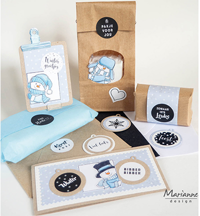 CA3170 - Marianne Design - Sticker Winter - Autocollants de texte - Detail 5