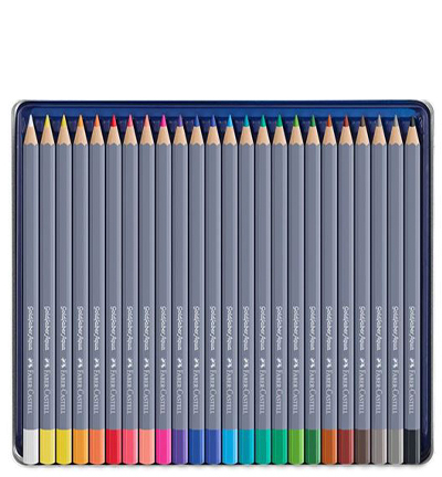 FC-114624 - Faber Castell - Crayons aquarelle FC Goldfaber boite métal - Goldfaber Set Crayons aquarelle - Detail 1 FC-114624 - Faber Castell - Crayons aquarelle FC Goldfaber boite métal - Goldfaber Set Crayons aquarelle - Detail 1