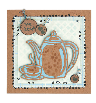 45.5916 - Leane Creatief - Coffee Time silhouette - Manger, boire - Detail 1
