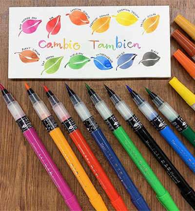 XO50T/6VB - Kuretake / ZIG - 6 color set B - Cambio Tambien - Detail 1 XO50T/6VB - Kuretake / ZIG - 6 color set B - Cambio Tambien - Detail 1