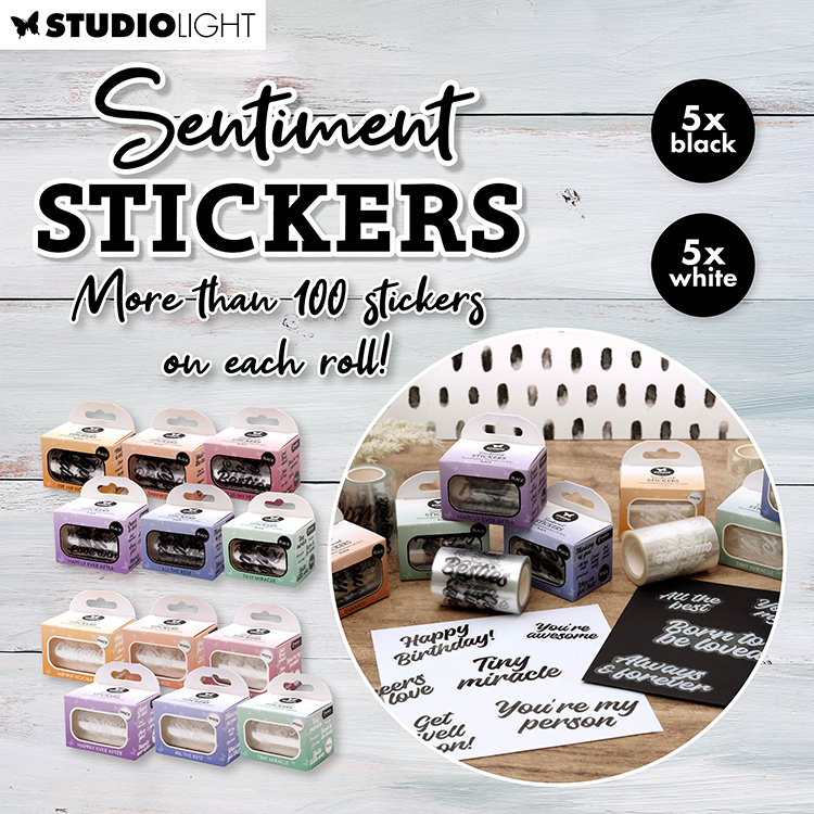 StudioLight Autocollants 'Sentiment' d'Essentials' de StudioLight