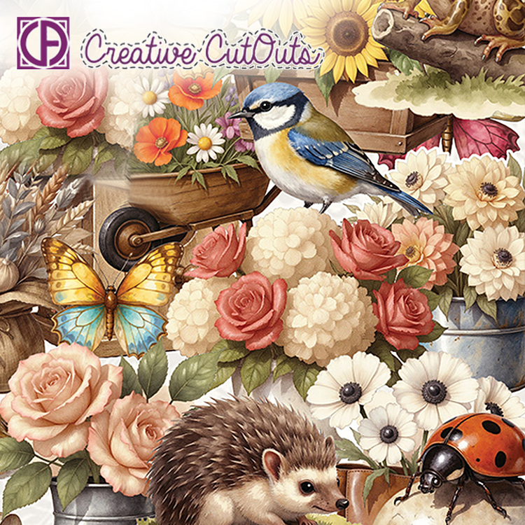 Creative CutOuts Collection 'My Happy Little Garden' (Mon jardin heureux) de Creative CutOuts