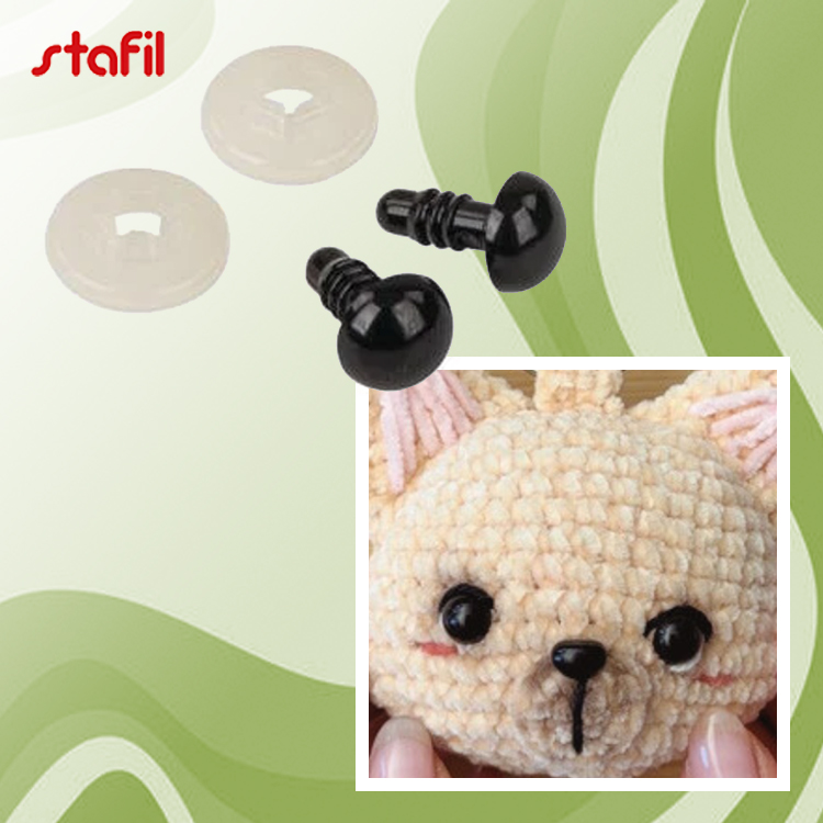 Stafil Yeux de sécurité en plastique de différentes tailles de Stafil - pour tous les jouets DIY en peluche