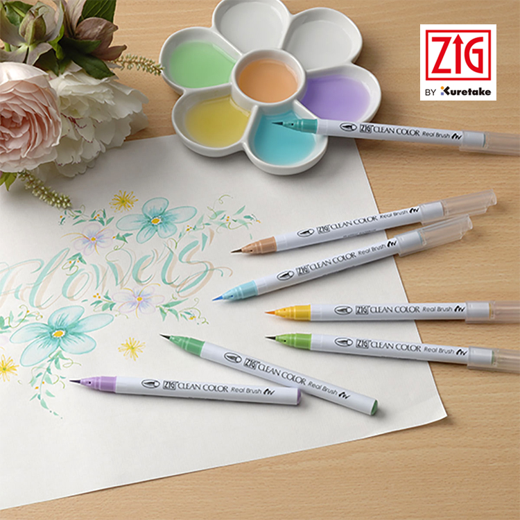 Spotlight 'Clean Color' sets de Kuretake / ZIG