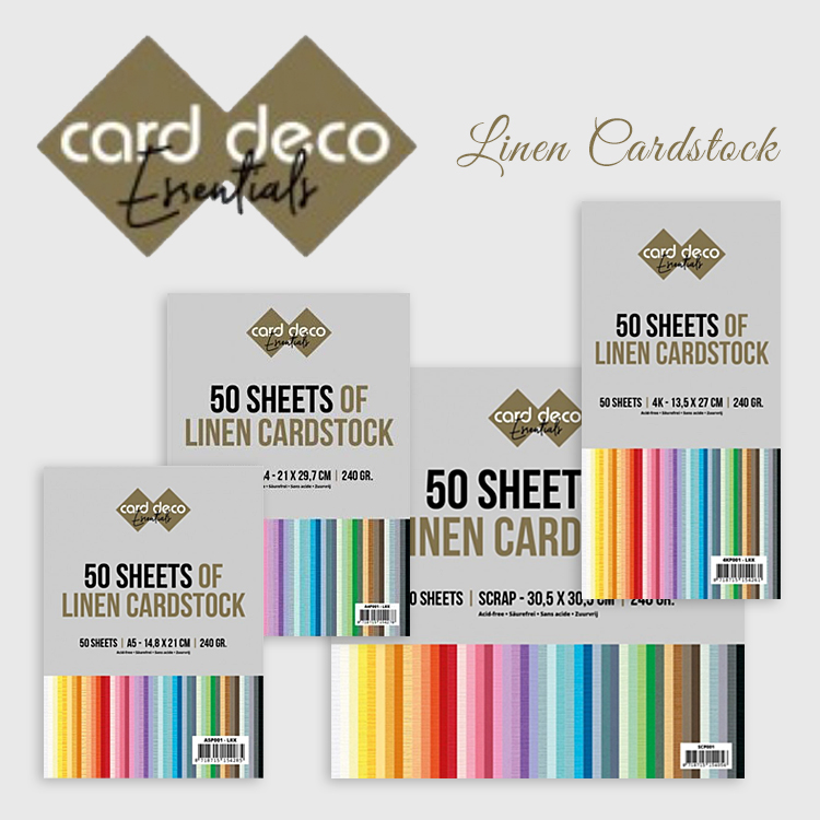Card Deco Sets de carton jumbo « Card Deco » sets de carton en lin « Find It Color »