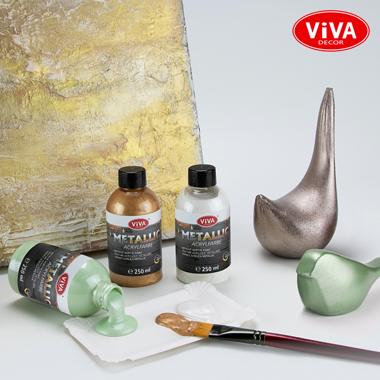 Viva Decor Peinture acrylique métallisée de Viva Decor Viva Decor Peinture acrylique métallisée de Viva Decor