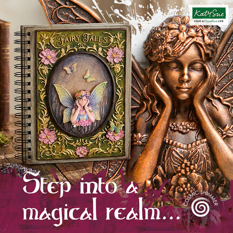 Katy Sue Moules Cosmic Shimmer Enchanted Craft et tampons Andy Skinner de Katy Sue Designs Katy Sue Moules Cosmic Shimmer Enchanted Craft et tampons Andy Skinner de Katy Sue Designs