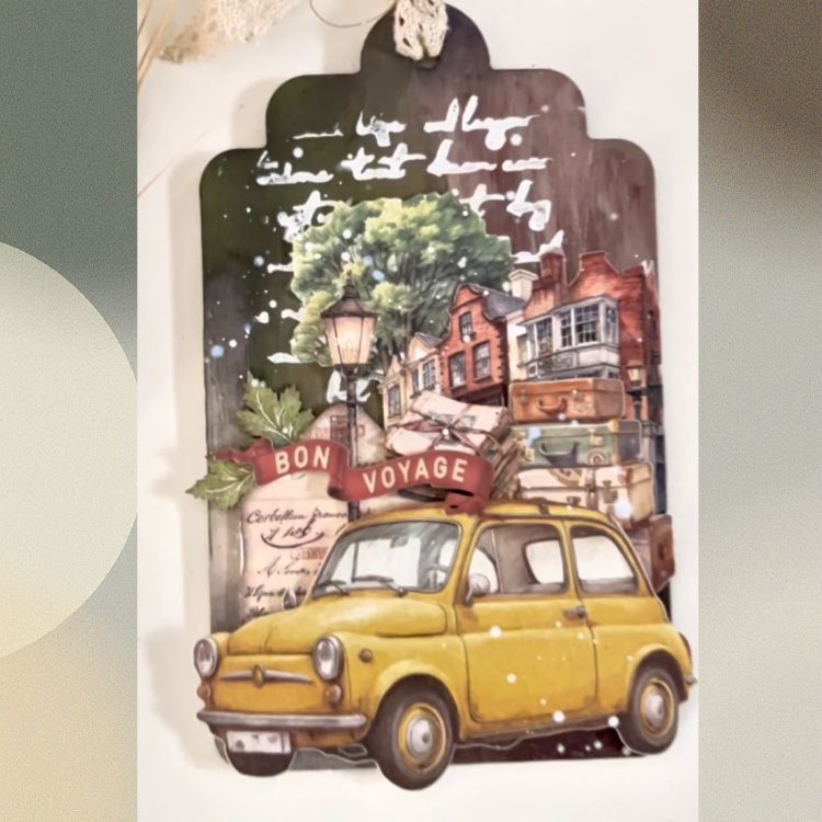 DIY idea & tips,Stamperia Stamperia - Art of Travelling - Crafty Shape