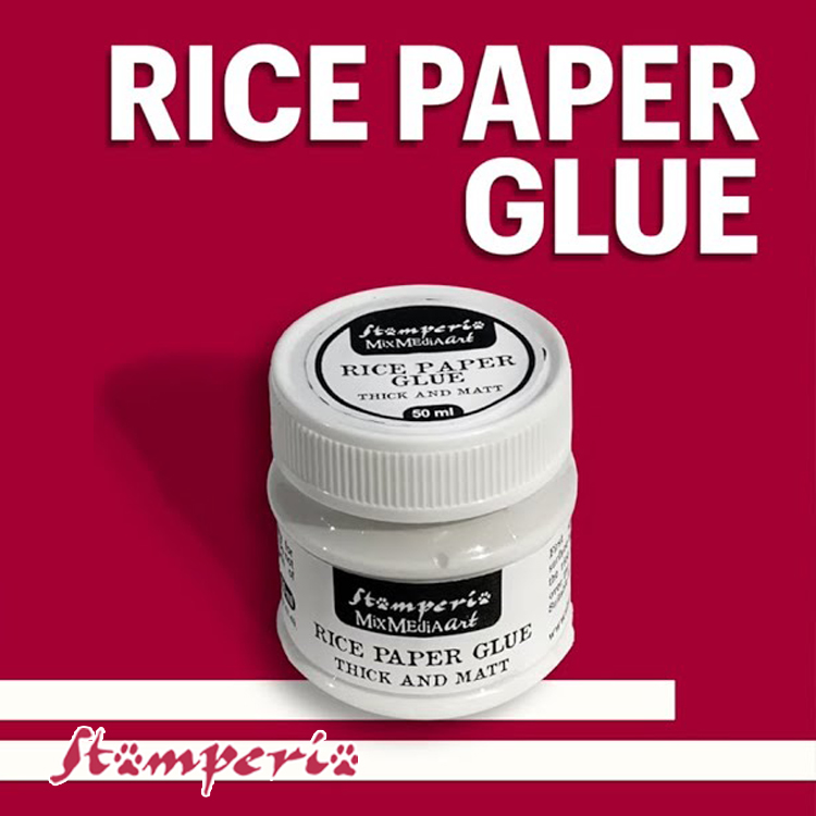 Stamperia Rice paper glue (colle pour papier de riz) de Stamperia