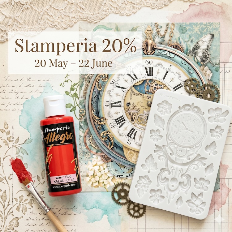 Stamperia Découvrez l’univers créatif de Stamperia avec avantage