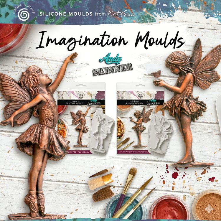 Cosmic Shimmer Nouveau : Cosmic Shimmer Imagination Moulds d’Andy Skinner