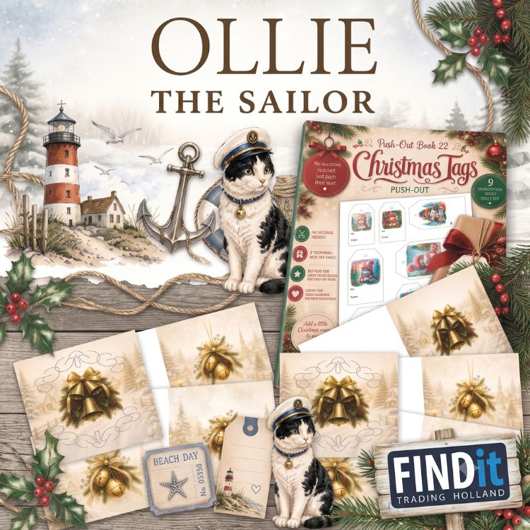 Find It Ollie the Sailor : cartes côtières, cloches de Noël et étiquettes cadeaux
