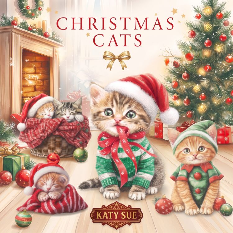Katy Sue Christmas Cats : d'adorables chats de Noël en 3D