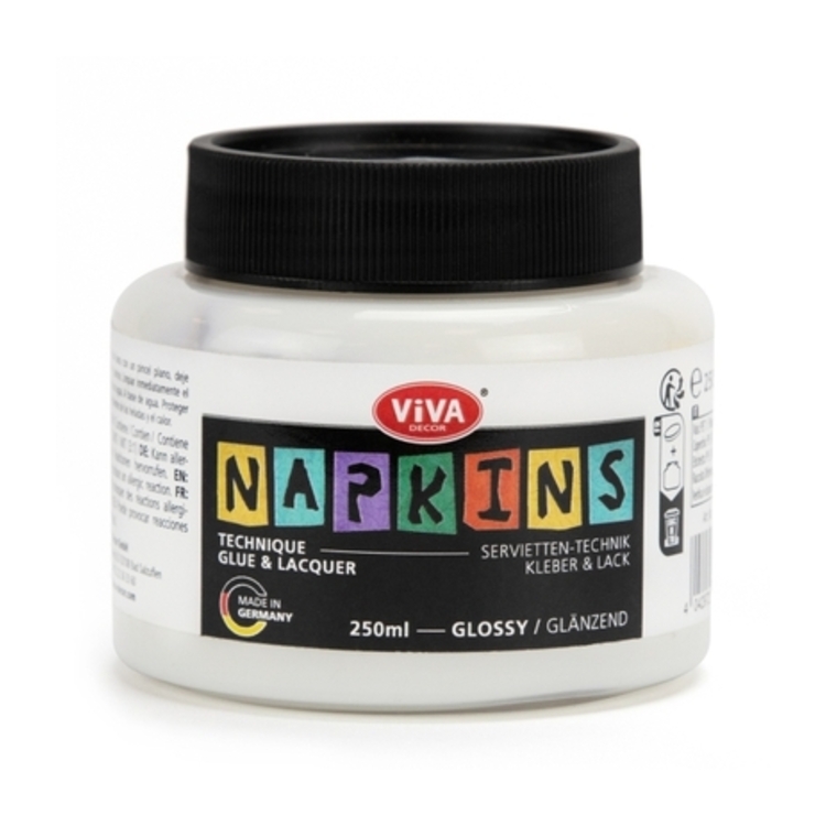 Viva colle et vernis technique serviette, brillant 250 ml