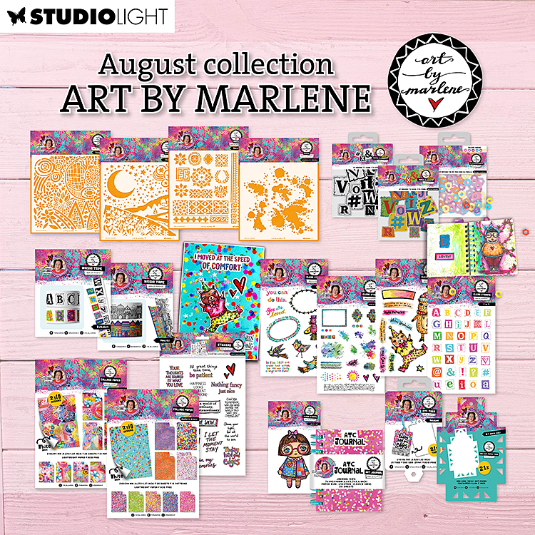 StudioLight,Voor uw webshop Art by Marlene: la dernière collection Studio Light pour des pages de journal colorées StudioLight,Voor uw webshop Art by Marlene: la dernière collection Studio Light pour des pages de journal colorées