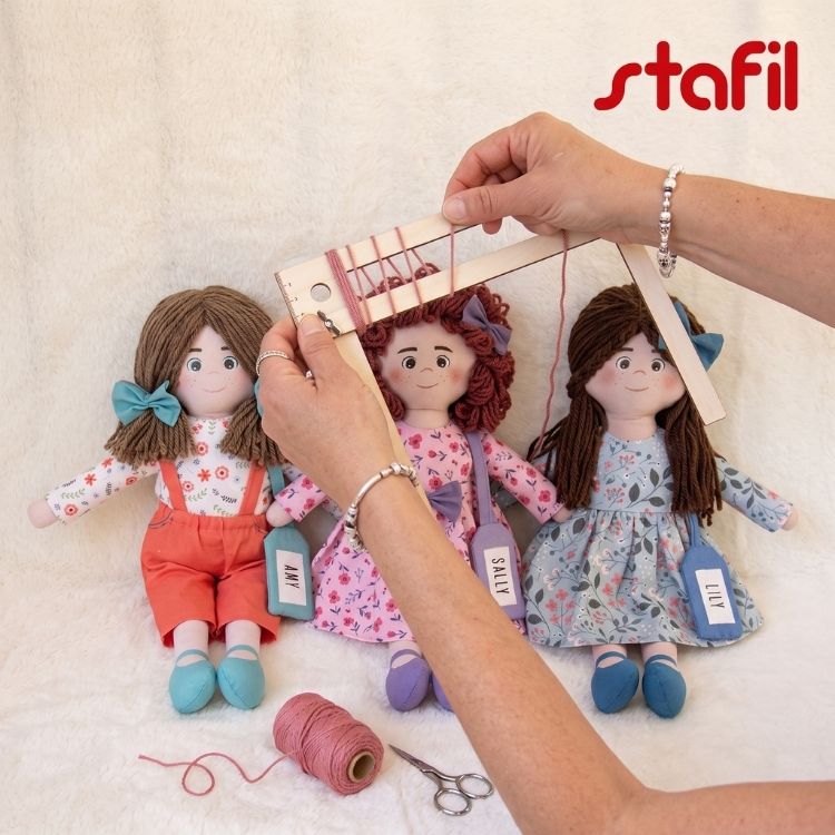 Stafil Stafil Doll Hair Maker: donnez de longs cheveux ou des boucles à votre poupée en tissu